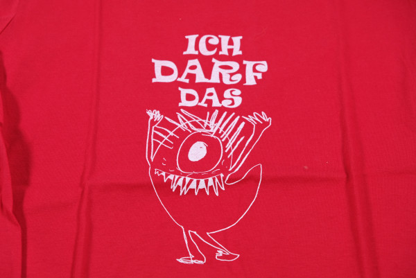 T-Shirt "Ich darf das" rot