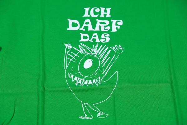 T-Shirt "Ich darf das" hellgrün